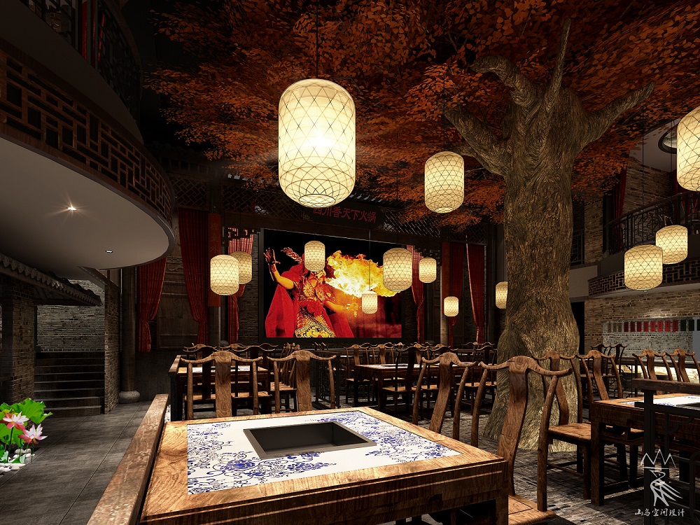 山鸟空间设计|餐厅设计|香天下·南通店