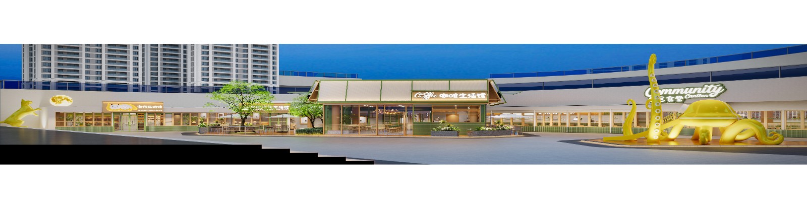 广州社区餐厅门店设计