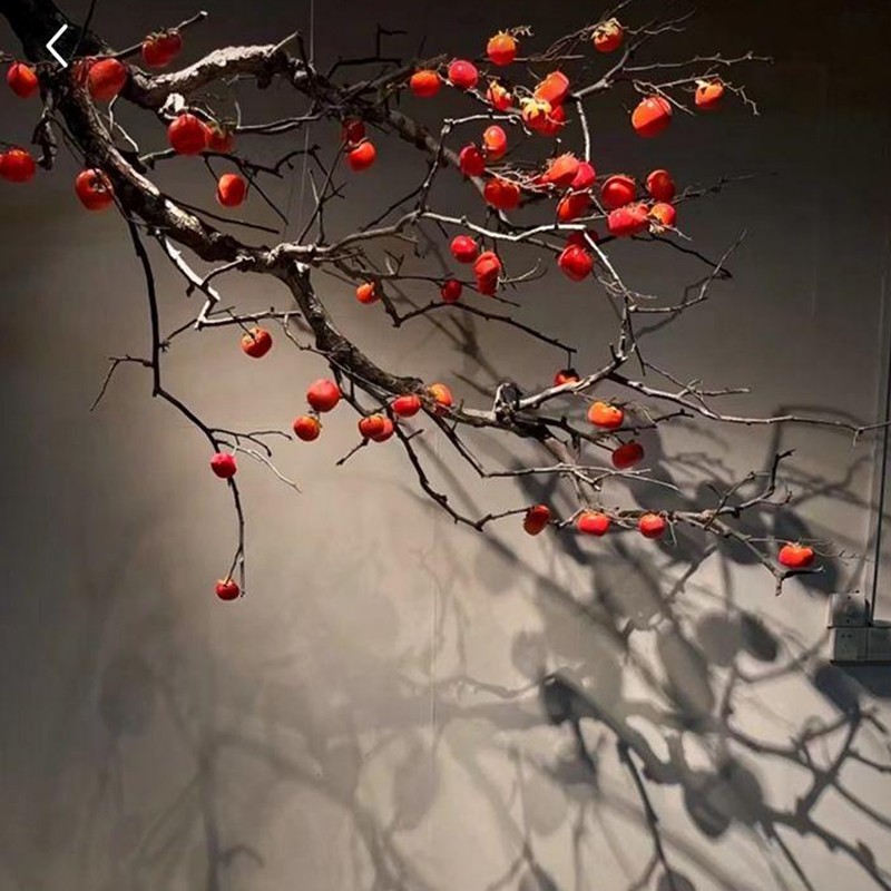 Simulated persimmon tree